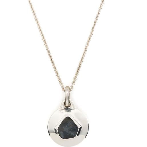 Parts of Four collana con pendente disc - argento