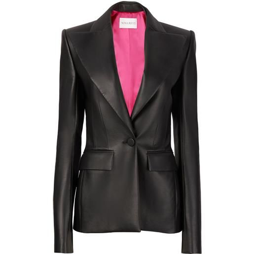 Nina Ricci blazer con bottone singolo - nero