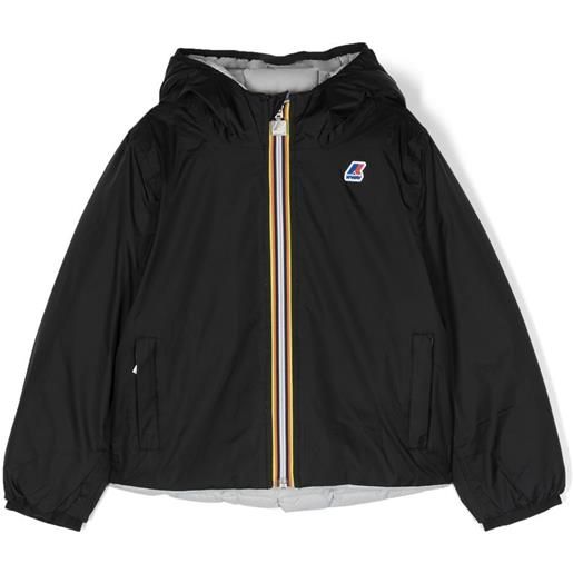K Way Kids giacca con zip - nero