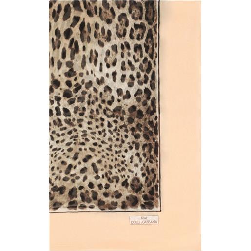 Dolce & Gabbana foulard con stampa kim dolce&gabbana - toni neutri