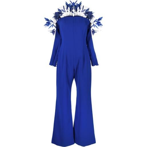 JEAN-LOUIS SABAJI tuta intera a maniche lunghe - blu