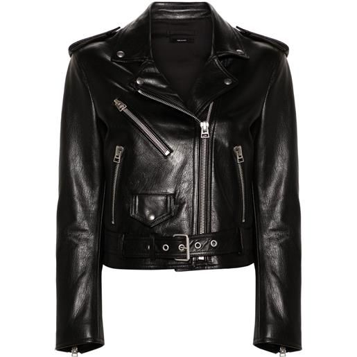 TOM FORD giacca biker con zip - nero