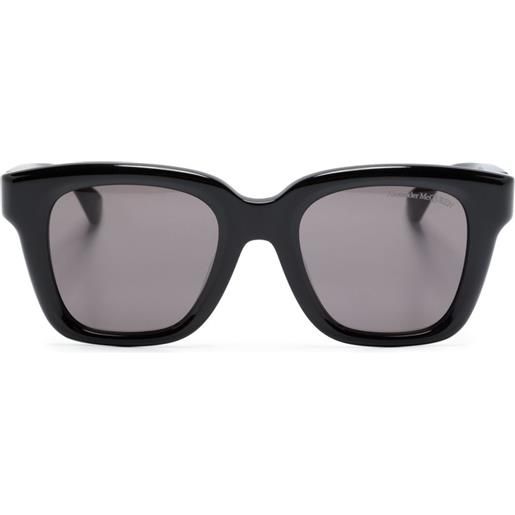 Alexander McQueen Eyewear occhiali da sole squadrati - nero