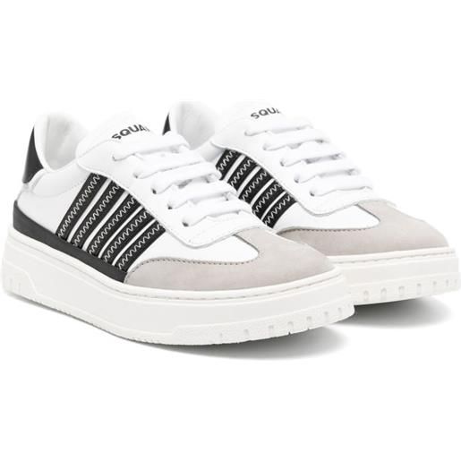 DSQUARED2 KIDS sneakers con inserti - bianco