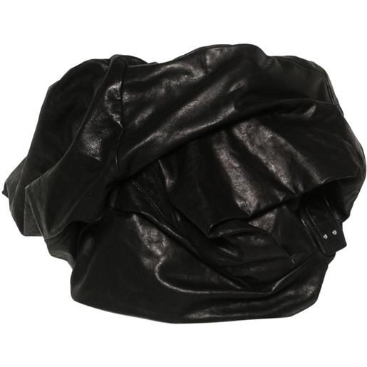 Rick Owens top drappeggiato - nero