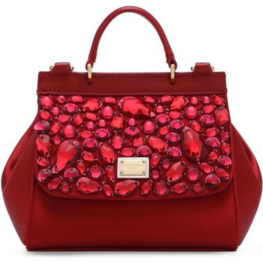 Dolce & Gabbana Kids borsa a mano sicily mini - rosso