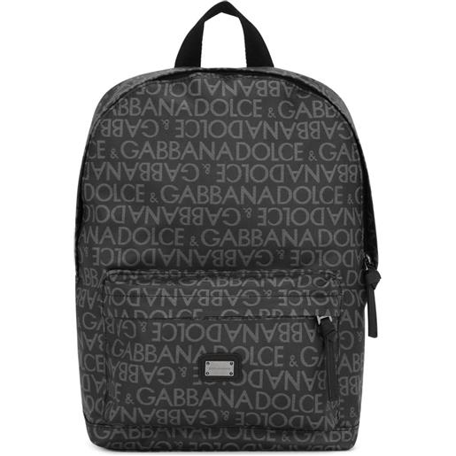 Dolce & Gabbana Kids zaino con stampa - nero