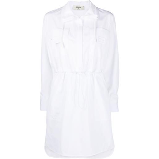 FENDI abito con coulisse - bianco
