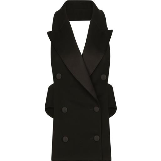 Dolce & Gabbana gilet con scollatura posteriore - nero