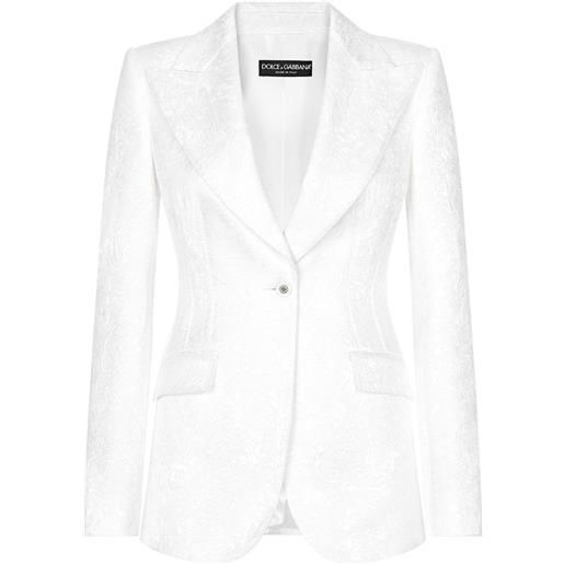 Dolce & Gabbana blazer turlington monopetto - bianco