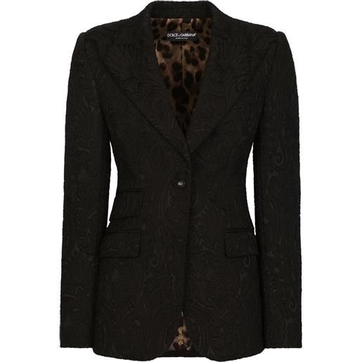 Dolce & Gabbana blazer turlington monopetto - nero