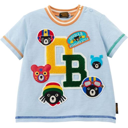 Miki House t-shirt in jersey - blu