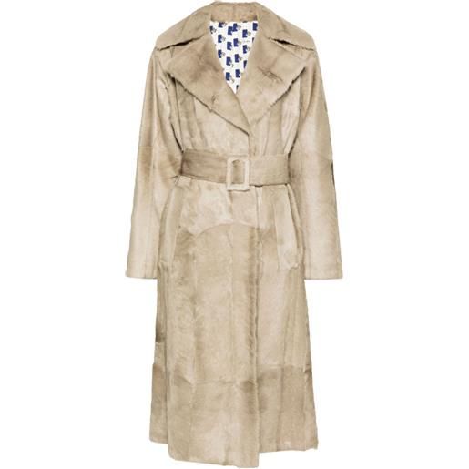 Burberry trench spazzolato - marrone