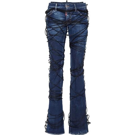 DSQUARED2 jeans svasati - blu