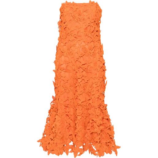 Simkhai abito midi fleurella - arancione