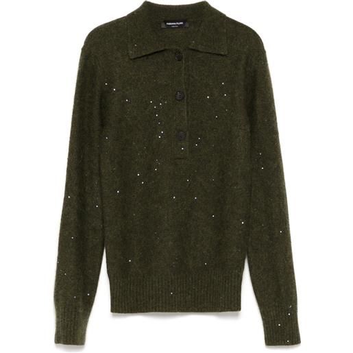 Fabiana Filippi polo in maglia - verde