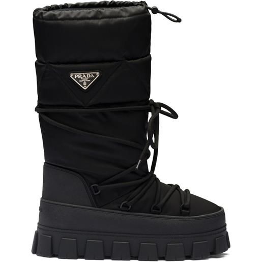 Prada stivali da neve - nero