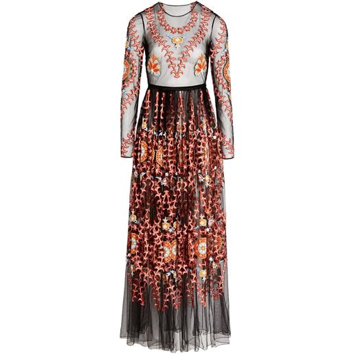 Giambattista Valli abito con ricamo - nero