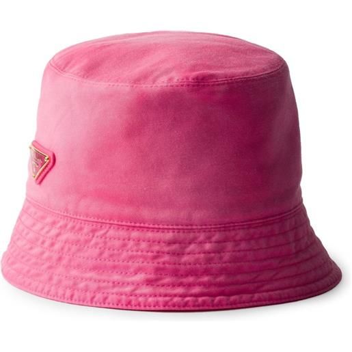 Prada cappello bucket in cotone - rosa