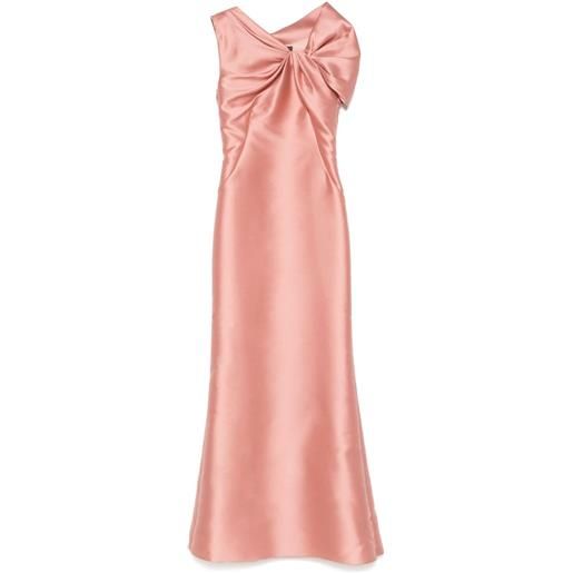 Alberta Ferretti abito da sera in raso - rosa