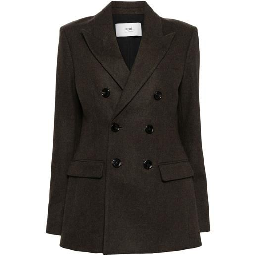 AMI Paris blazer doppiopetto - marrone