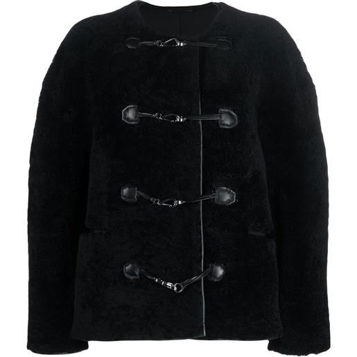 TOTEME giacca teddy - nero
