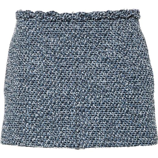 Valentino Garavani gonna denim - blu