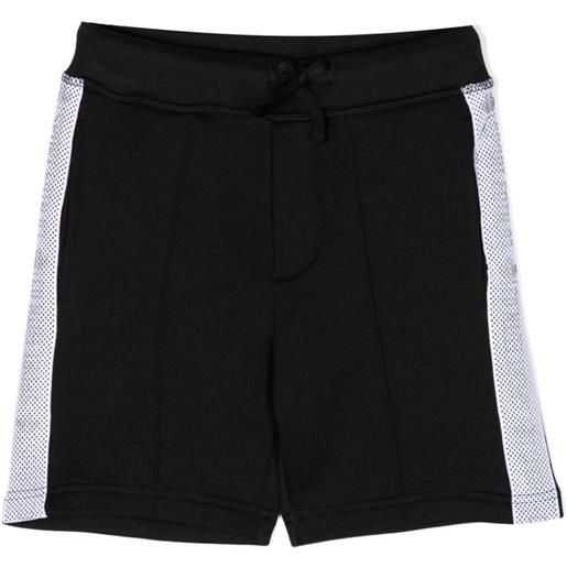 DSQUARED2 KIDS shorts con coulisse - nero