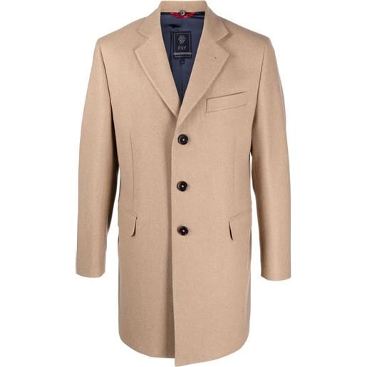 Fay cappotto monopetto easy db - toni neutri