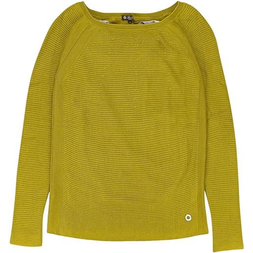 Loro Piana maglione in cashmere con scollo a barca - giallo