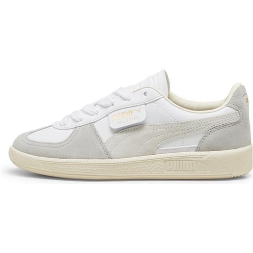 PUMA sneakers palermo in pelle per ragazzi, scarpe, bianco, 35.5
