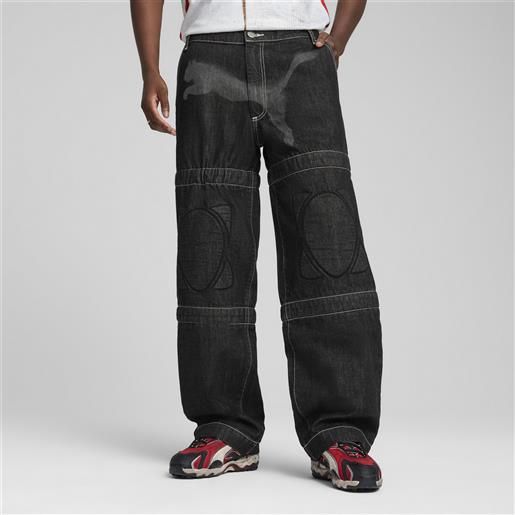 PUMA pantaloni a$ap rocky x PUMA da uomo, abbigliamento, nero, 32