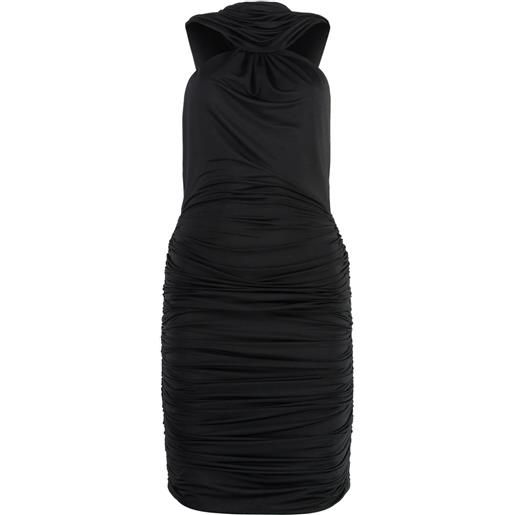 Giuseppe Di Morabito abito corto con cappuccio - nero