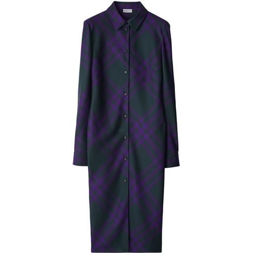 Burberry chemisier a quadri - verde