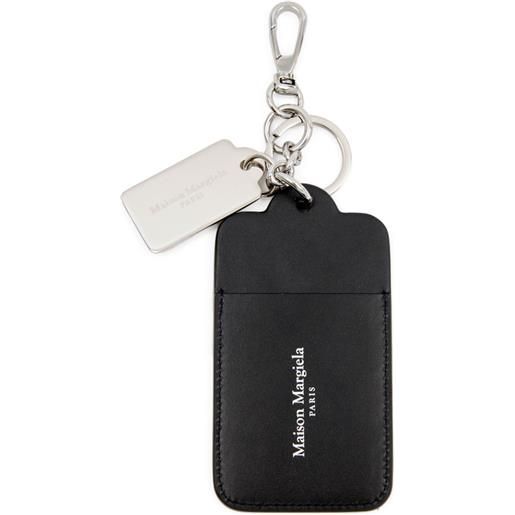 Maison Margiela portacarte con portachiavi - nero