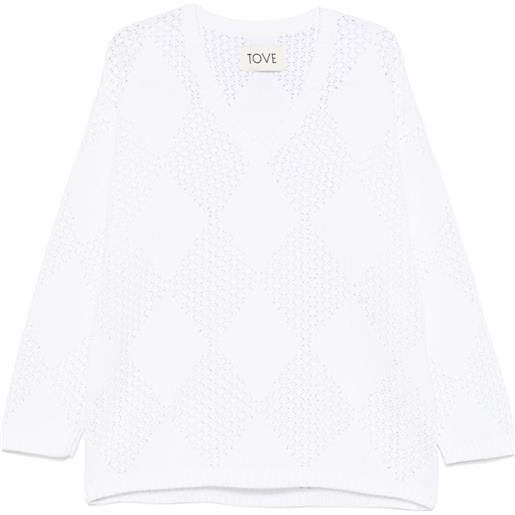 TOVE maglione yara - bianco