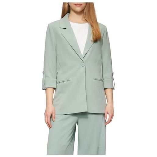 QS 2162962 blazer, verde salvia, 50 donna