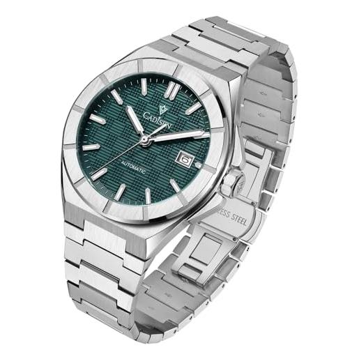 CADISEN Orologio al quarzo da uomo elegante campagne