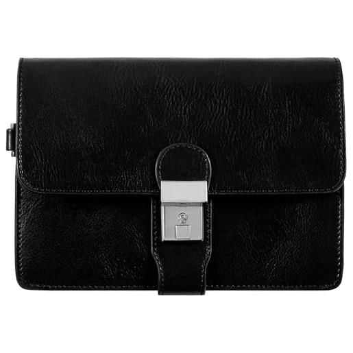 Time Resistance pochette in pelle borsa piccola da uomo - borsa da polso da uomo