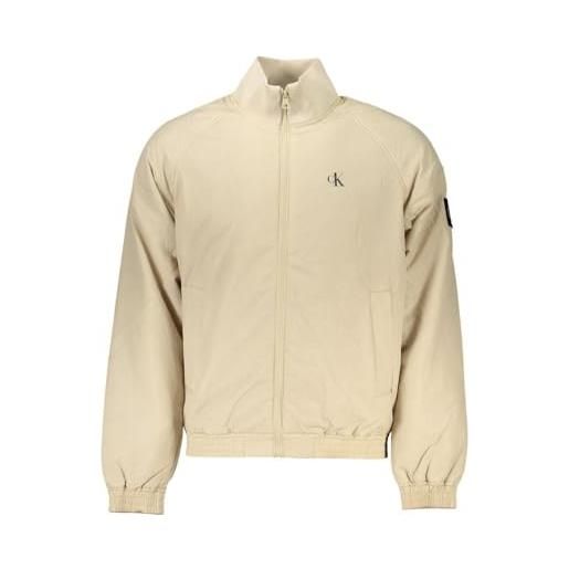 Calvin Klein jeans padded harrington j30j324697 giacche imbottite, beige (plaza taupe), s uomo