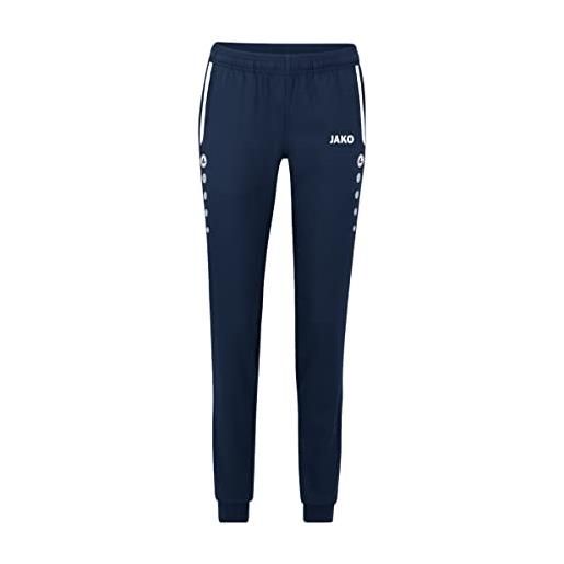 JAKO presentazione allround pantaloni da jogging per il tempo libero e per, blu marino, 40 donna