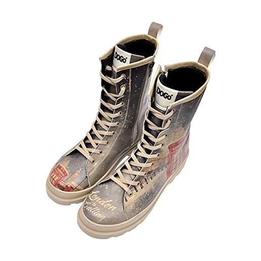 DOGO Ace Boots – Sneaker Donna In Pelle Vegana Colorata, Alla Moda E Sostenibile