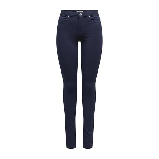ONLY jeans da donna skinny fit, blu jeans scuro, (l) w x 32l