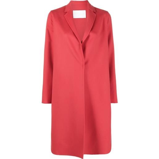 Fabiana Filippi cappotto midi con chiusura nascosta - rosso