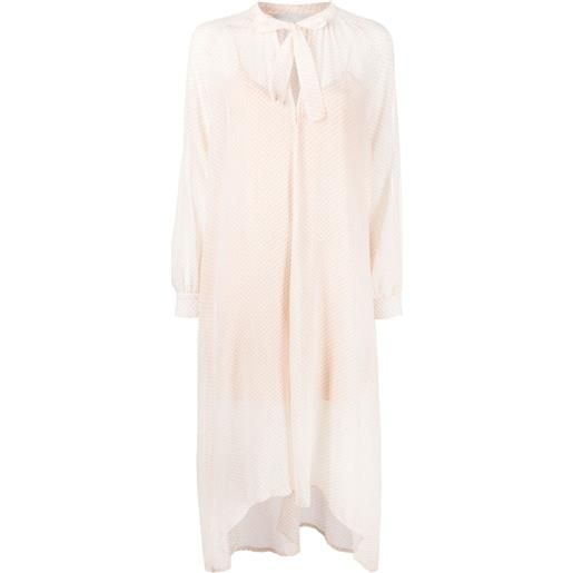 Fabiana Filippi abito con stampa grafica - rosa