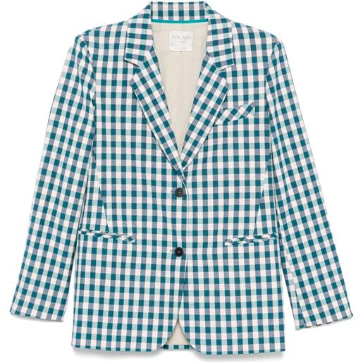 Forte Forte blazer a quadretti - blu
