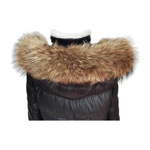 Adynice collare e bavaglino in pelliccia da donna, sciarpa, colletto - lunghezza: 60 cm, larghezza: 14 cm