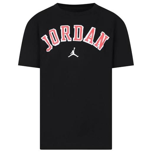 Jordan t-shirt manica corta bambino logo stampato 95c903 23 black bambino 13-15y