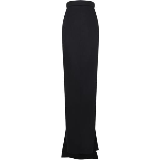 Rick Owens gonna lunga con drappeggio - nero