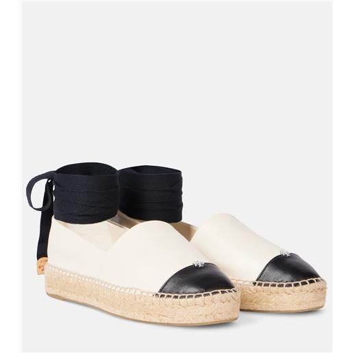 Tory Burch espadrillas in pelle color-block